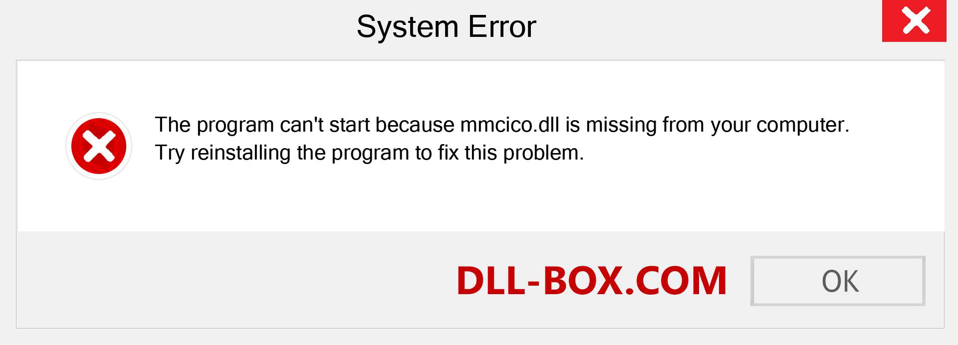  mmcico.dll file is missing?. Download for Windows 7, 8, 10 - Fix  mmcico dll Missing Error on Windows, photos, images