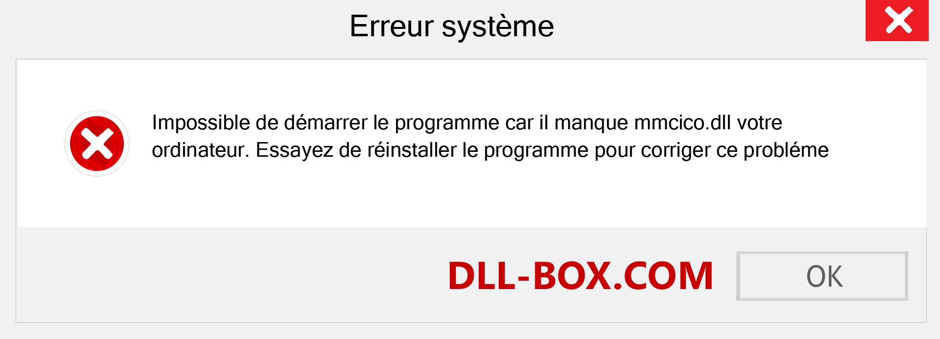 Le fichier mmcico.dll est manquant ?. Télécharger pour Windows 7, 8, 10 - Correction de l'erreur manquante mmcico dll sur Windows, photos, images